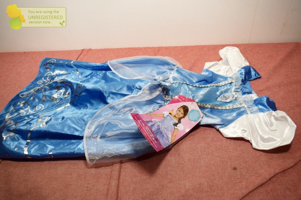 Jaaks Disney Princess Cinderella Majestic Girls Costume Dress 4-6x